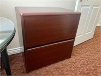 Qty (4) 2-Drawer Wood File Cabinets