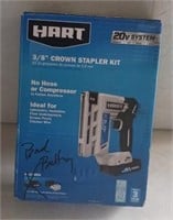 Hart 3/8" crown stapler ( no battery)