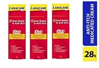 3 PACK- Lanacane Crème Medication Fast Relief