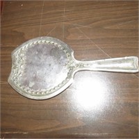 Antique Sterling Silver Hand Mirror No 1