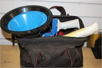 CANVAS TOOL BAG WITH CONTENTS