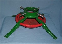 Vintage 1950s metal Christmas tree stand