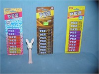 Group of vintage PEZ candies and rabbit PEZ candy