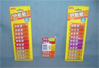 Group of vintage PEZ candy packs