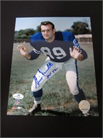 Gino Marchetti Signed 8x10 Photo FSG COA