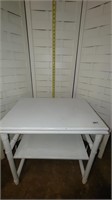 square white side table