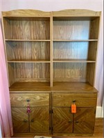 2 Bookcase Cabinets