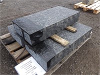 Natural Black Basalt Stone Thermal Steps