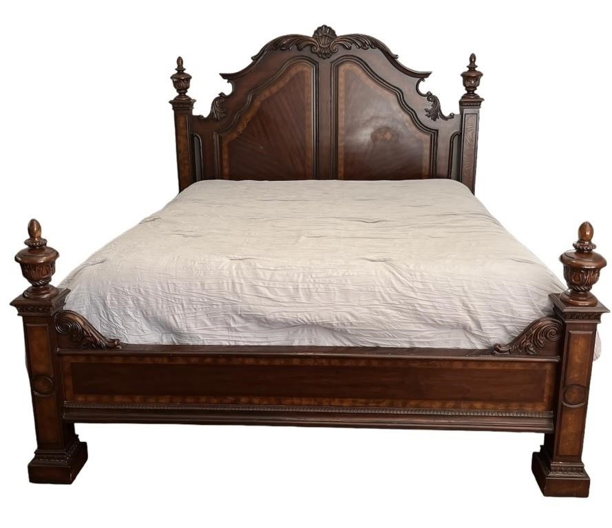 Gorgeous Wood King Bed