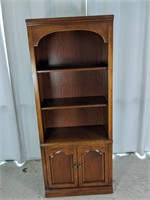 (1) Vintage-style Bookshelf with  storage