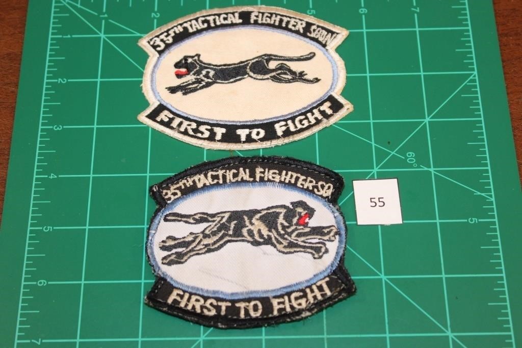 35th TFS (2 Patches) USAF Military Vietnam