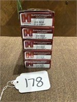 5 Boxes of Hornady 223 Remington 53 Grain V-Max