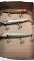 3 Cisco Kid Fishing Musky lure lot