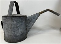 GREAT GALVANIZED WATERING CAN - NEAT SHAPE