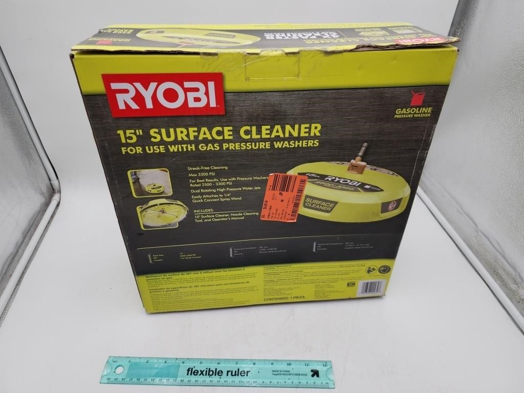 Ryobi 15" Surface Cleaner for Gas Pressure Washer