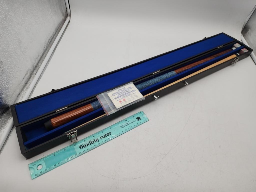 Billiards Cue Stick with Hardcase