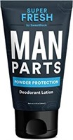 New super fresh man parts deodorant