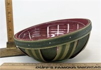 Longaberger Small watermelon bowl with Protector