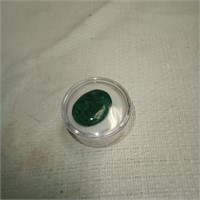 Brazilian Cut & Faceted Oval Emerald 19.6 carats