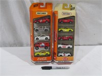 2- Coca Cola Matchbox Mattel Wheels