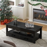 NEW $120 Lift Top Coffee Table (Black)