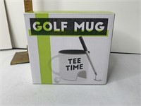 NIB Golf Tee Time mug