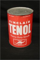 Sinclair TENOL Oil Tin Can