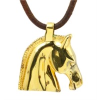 Hermes Horse Head Necklace