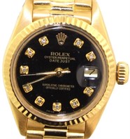 18k Gold Lady President Datejust 26mm Watch