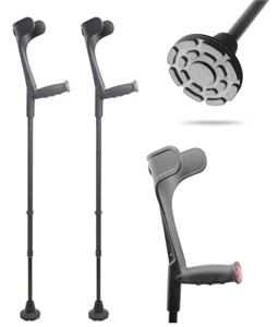 KMINA FOREARM CRUTCHES FOR ADULTS - 2 PIECE, OPEN