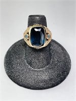Large London Blue Topaz (Gorgeous) Ring 8 Gr