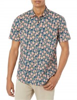 Essentials Men's Regular-Fit Short-Sleeve Print S