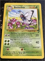 VTG POKEMON CARD BUTTERFREE JUNGLE  UNCOMMON/SHIPS