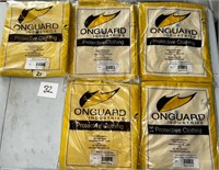 5 Onguard Sitex 48" Yellow Coats W/Detachable Hood