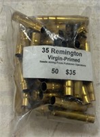 50 Count .35 Remington Brass