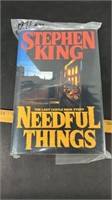 Needful Things. Novel by Stephen King. 1991 First