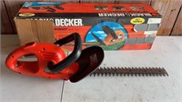 Electric Black & Decker hedge trimmer