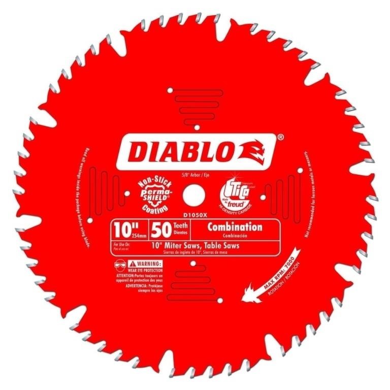 C2389  Diablo 10in x 50 Tooth Saw Blade
