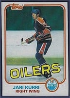 Sharp 1981-82 Topps #18 Jari Kurri RC Oilers