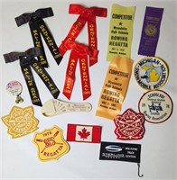 Michigan Regatta Patch & Saline Ribbons Lot