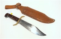 Western W49 Bowie knife with sheath