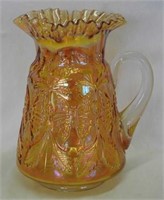 Butterfly & Fern water pitcher - marigold