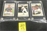 1988-1989 Fleer Barry Bonds, Roberto & Sandy