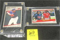 1988-1989 Fleer Kirby Puckett Cards w/ Case