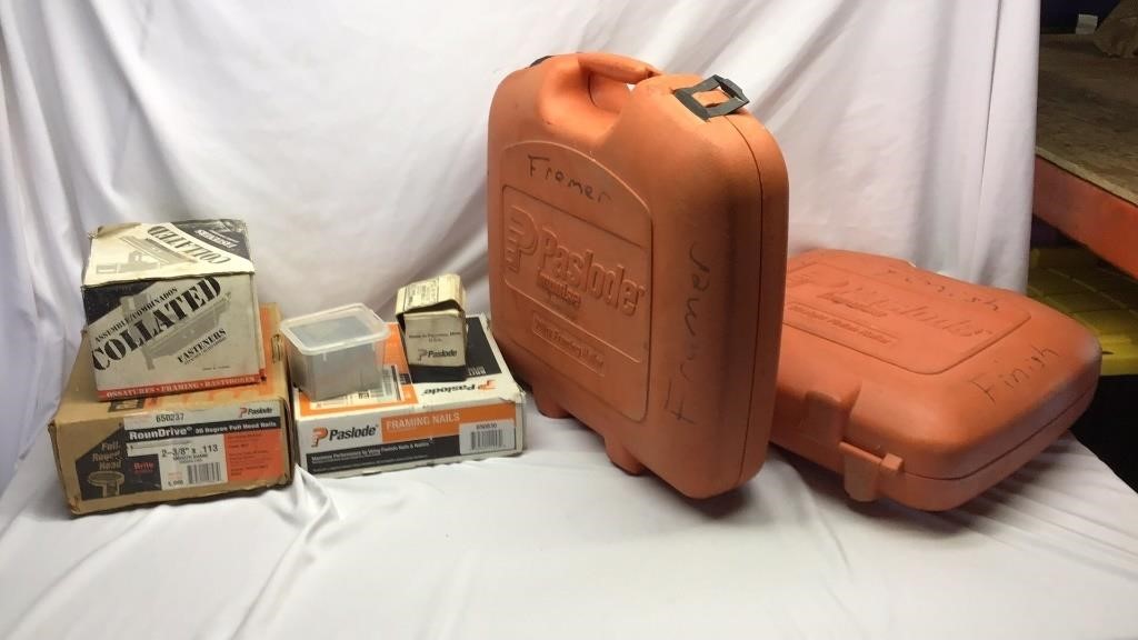 C10 TWO PASLODE BRAND NAILERS ( last working and