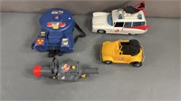 4pc 1980s Ghostbusters Toy Vehicles +