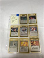 (8) Pokémon Cards 1995 Trainer