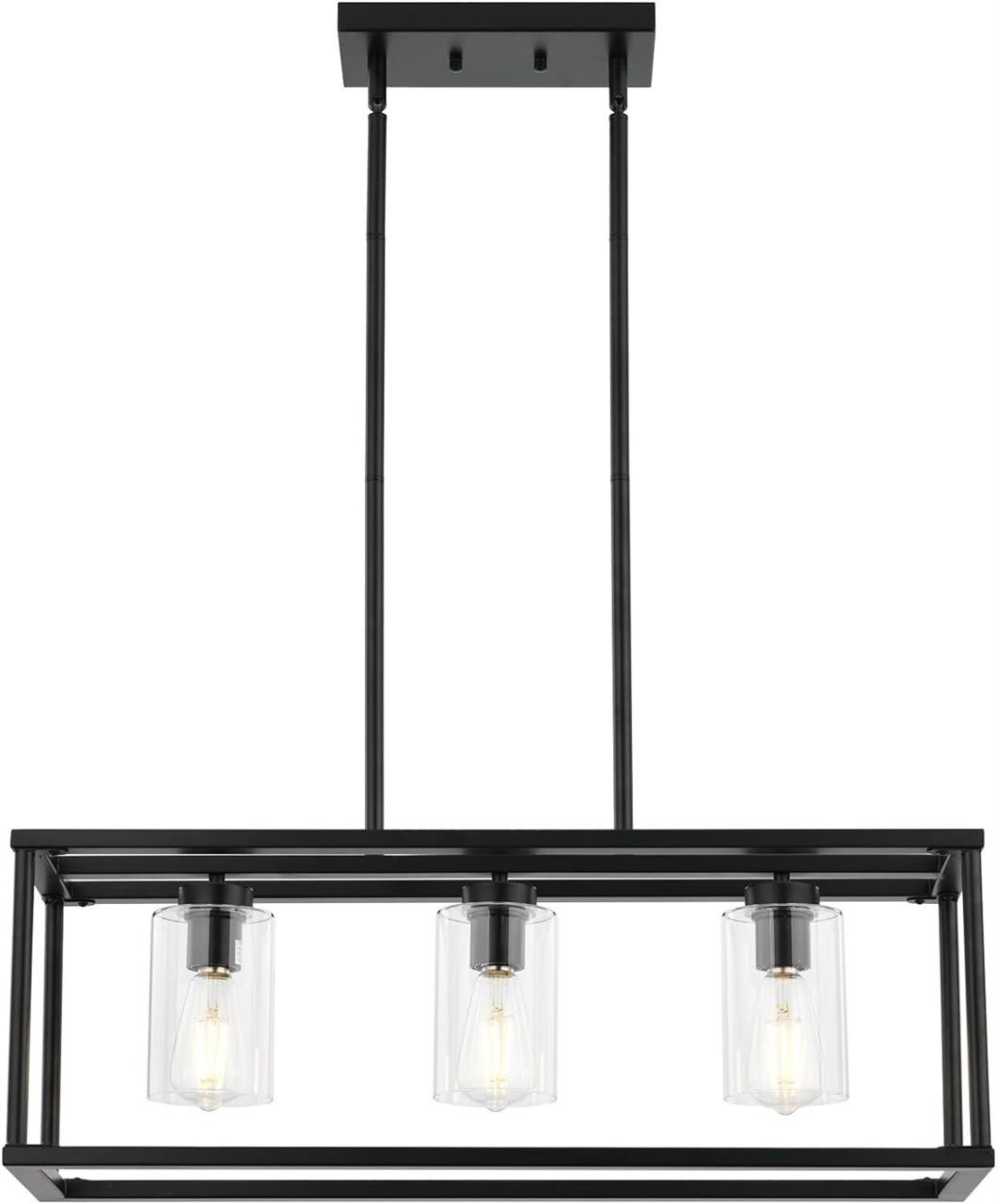 HQZBPT Farmhouse Chandeliers for Dining Rooms Blac