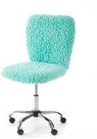 Faux Fur Rolling Task Chair
