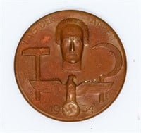 Coin Czechoslovakia Day Laborer Commemorative 1934